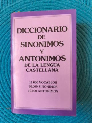 Diccionario de sinónimos y antonimos