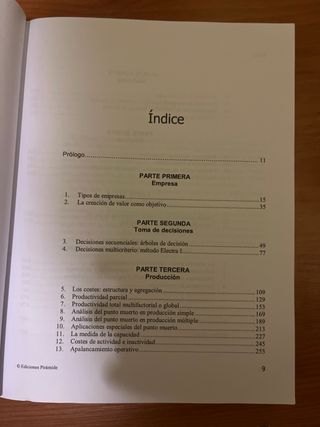 Factoría de Economía de la Empresa: Problemas y...