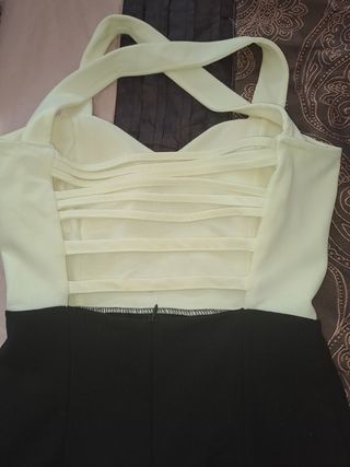 Vestido Negro y Blanco