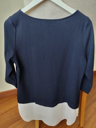 Top Atmosphere Talla S Azul/Blanco