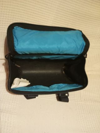 Bolsa de manillar para cicloturismo.
