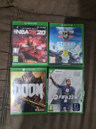 Juegos Xbox One: NBA 2K20, Steep, Doom, FIFA 23