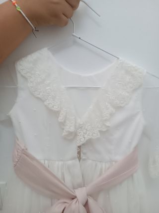 Vestido comunión niña talla 8