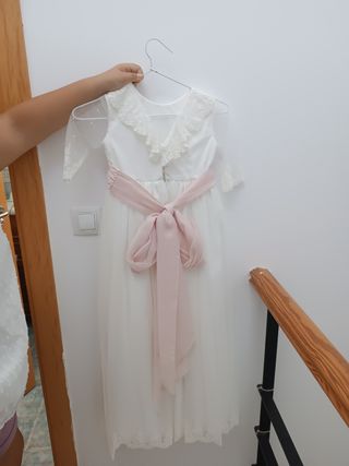 Vestido comunión niña talla 8