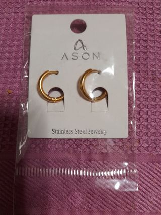 Pendientes Aro Dorados ASON