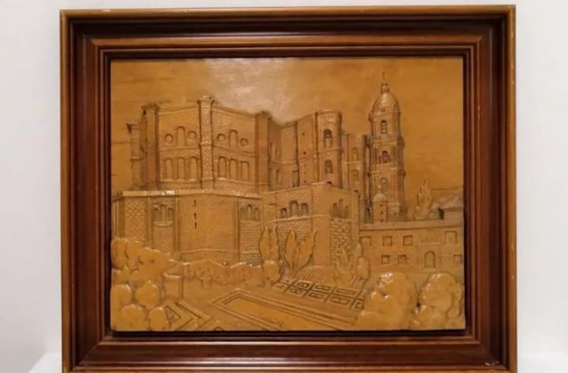 Cuadro Madera firmado M. Moreno