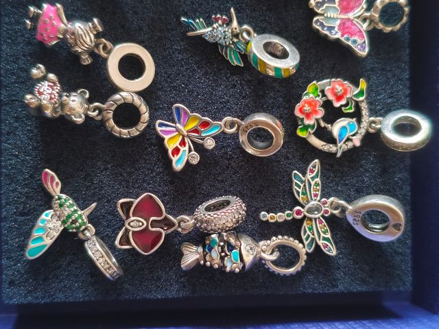 Ciondoli compatibili x bracciali Pandora Argento M