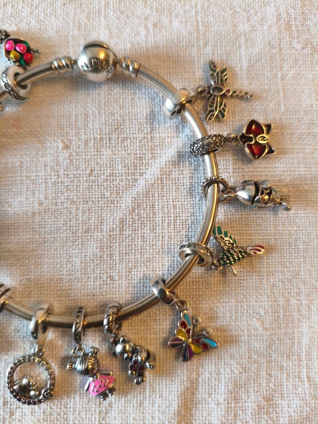 Ciondoli compatibili x bracciali Pandora Argento M