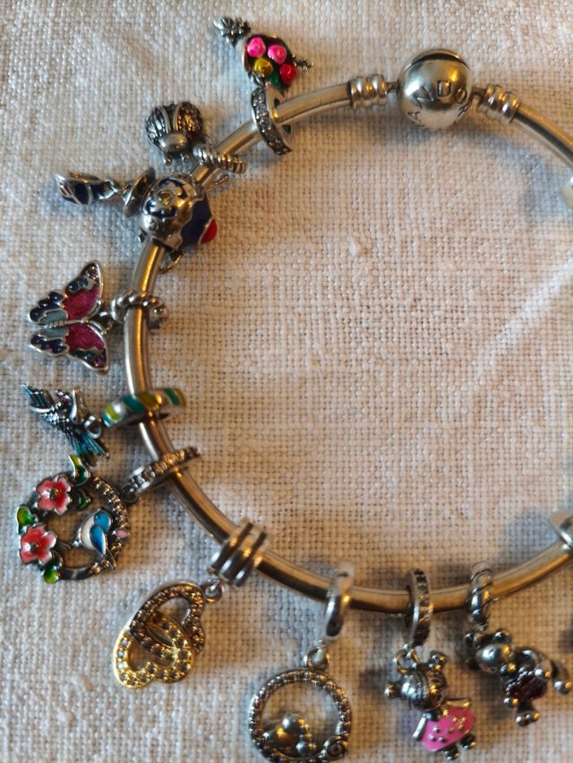 Ciondoli compatibili x bracciali Pandora Argento M