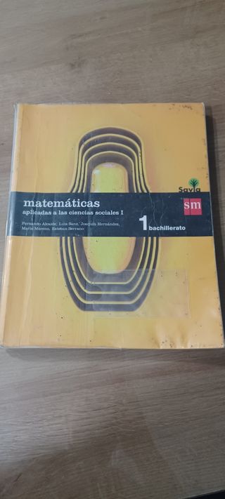 Libro matemáticas 1° BACHILLERATO