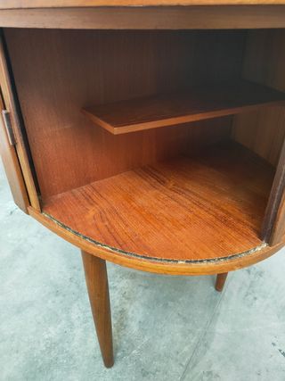 Escritorio Teca Dinamark Mid Century