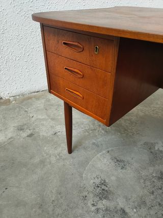 Escritorio Teca Dinamark Mid Century