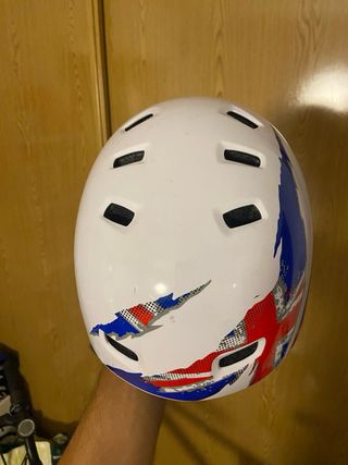 Casco Oxelo Blanco Patinaje