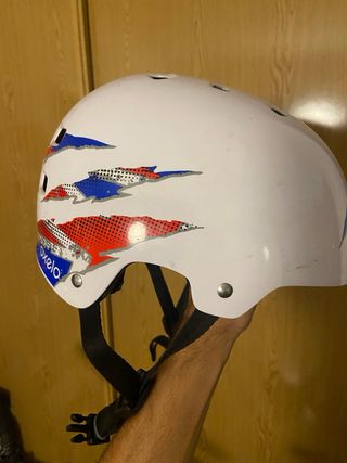 Casco Oxelo Blanco Patinaje