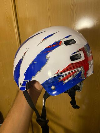 Casco Oxelo Blanco Patinaje