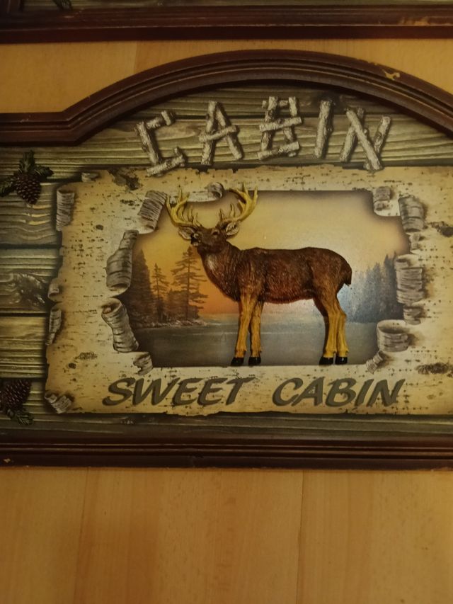 3 Cuadros Decorativos de caza relieve