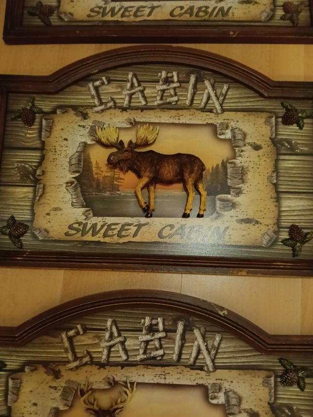 3 Cuadros Decorativos de caza relieve