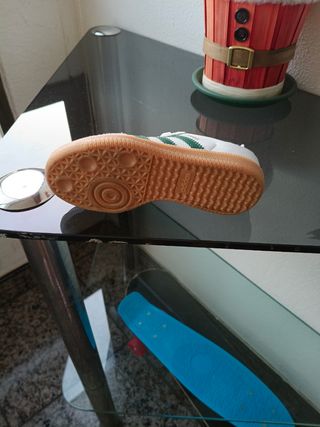 Adidas Samba Blancas y Verdes Nuevas talla 28