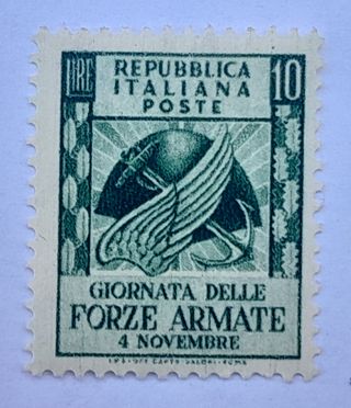 Francobolli Italiani 1952 Giornata Forze Armate