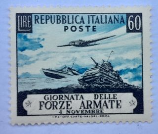 Francobolli Italiani 1952 Giornata Forze Armate