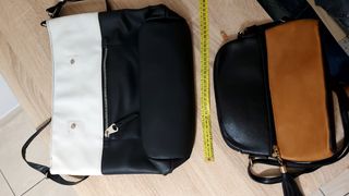 Borse nere e bianche