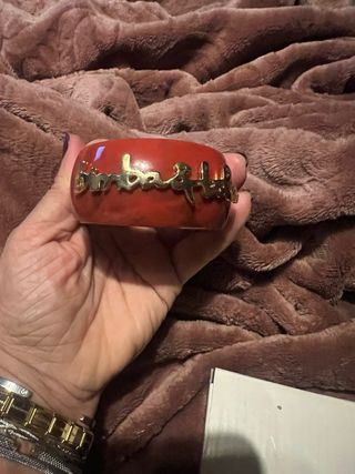 Pulsera Bimba y Lola Roja y Dorada