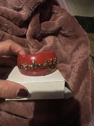 Pulsera Bimba y Lola Roja y Dorada
