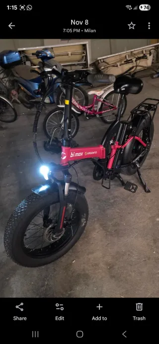 Bicicletta Elettrica Pieghevole