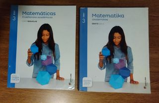 Libros 4° ESO. Lengua. Euskera. Matemáticas. Geo