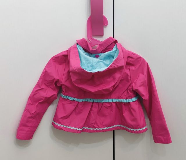 Chubasquero rosa 18 meses
