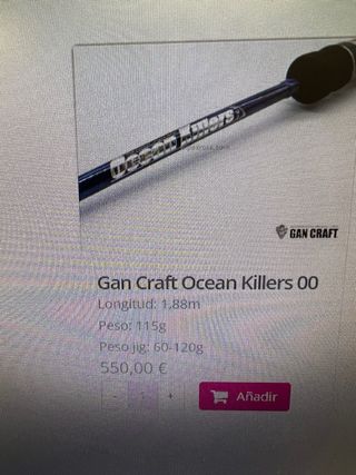 Caña de jigging Gan Craft Ocean Killers 00
