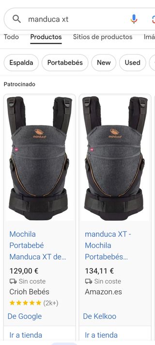 Mochila Portabebés Manduca XT