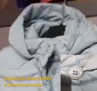 Piumino Papermoon azzurro 3/4 anni unisex