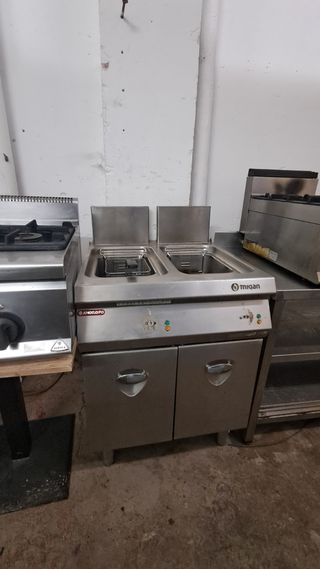 Freidora industrial doble