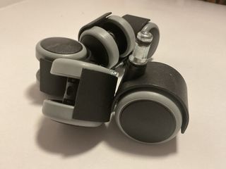 10 Ruote Gommate Sedia Ufficio - 2 confezioni da 5