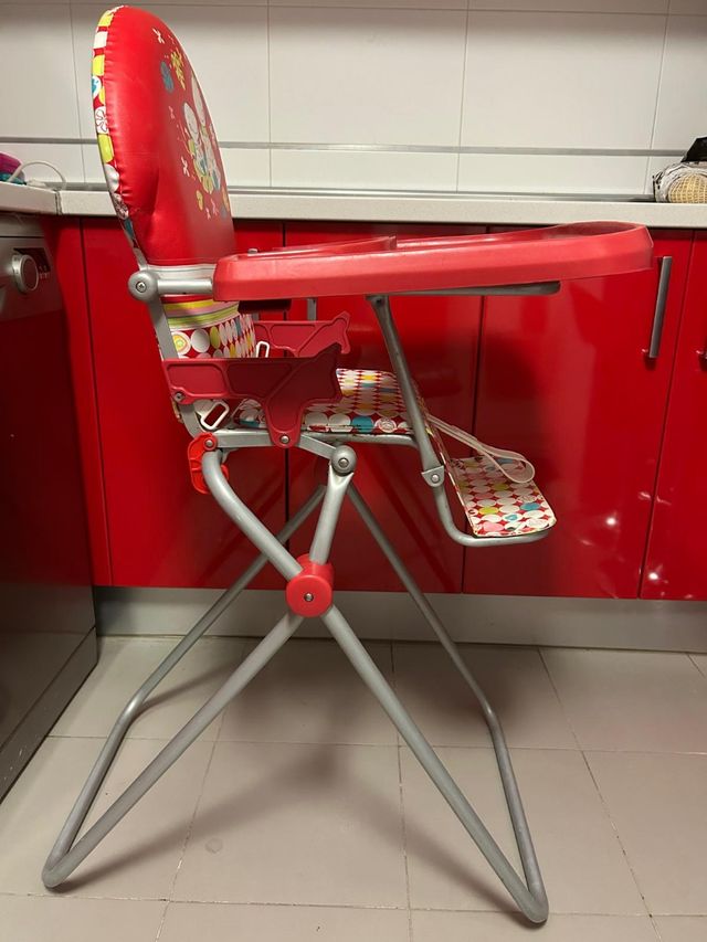 Trona plegable Brevi con estampado de dinosaurios