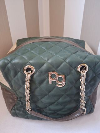 Bolso Piel Purificación García Verde