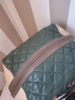 Bolso Piel Purificación García Verde