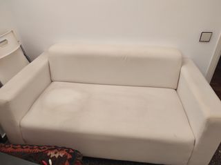 Sofá de dos plazas Ikea blanco roto