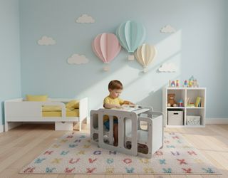 Kit mesa y silla Montessori infantil madera niños