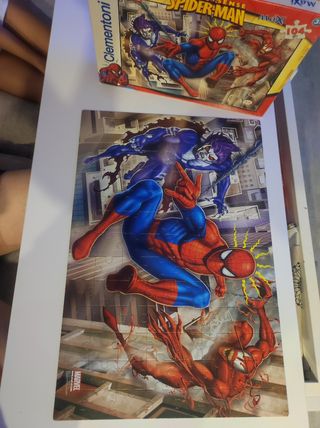 Lote de 3 puzzles Spiderman Marvel Educa Clementon