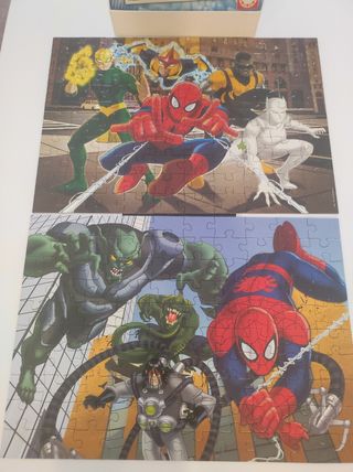 Lote de 3 puzzles Spiderman Marvel Educa Clementon