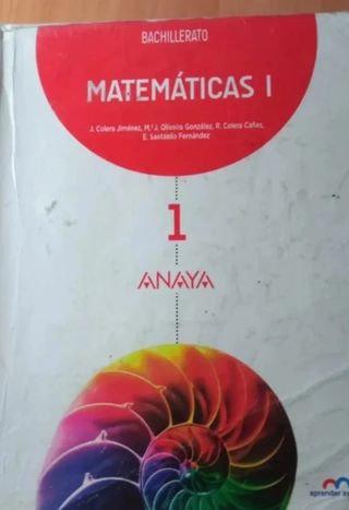 Libro mates 1 bachillerato