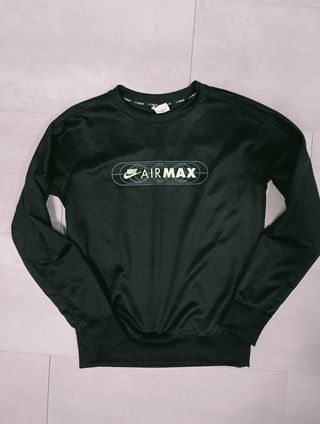 Sudadera Nike Air Max Negra Hombre