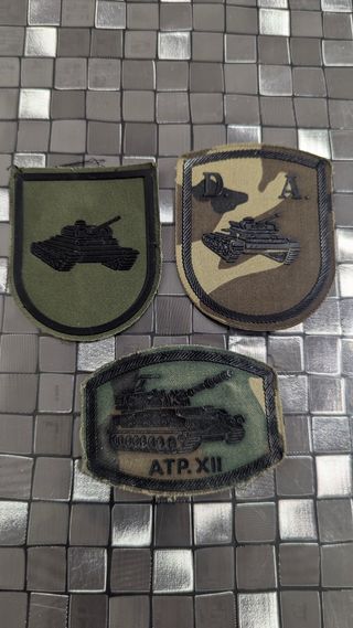 3 Parches División Acorazada