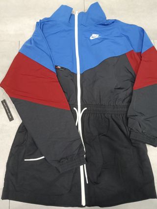Chaqueta Nike Mujer Azul Rojo Negro