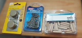 Lote Bricolaje: Tornillos, Tacos y Tope Puertas