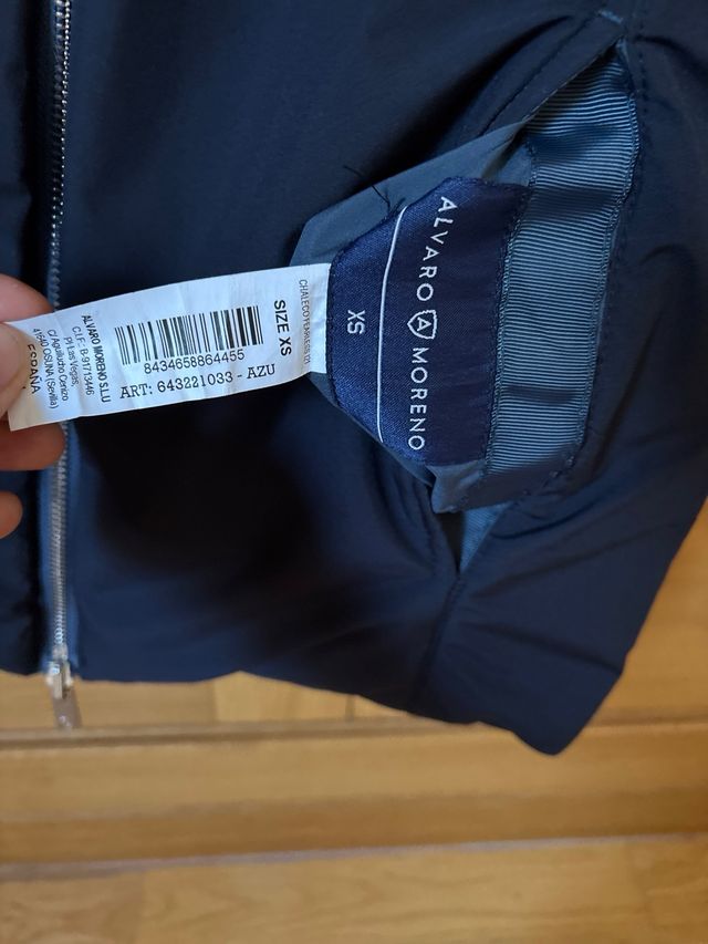Chaleco Alvaro Moreno reversible azul