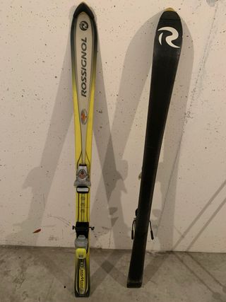 Sci Rossignol 140cm con bastoncini