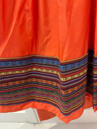 Vestido Naranja Étnico IQ Collection. talla S
